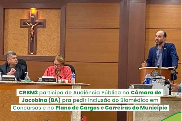 CRBM2 participa de Sessão Ordinária na Câmara de Jacobina, na Bahia