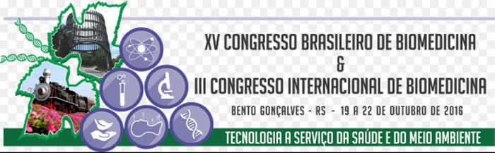 XV CONGRESSO BRASILEIRO DE BIOMEDICINA & III CONGRESSO INTERNACIONAL DE BIOMEDICINA