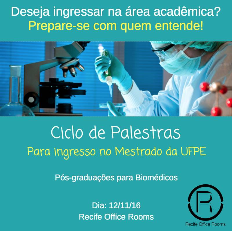 Ciclo de palestras para ingresso no curso de mestrado da Universidade Federal de Pernambuco (UFPE)