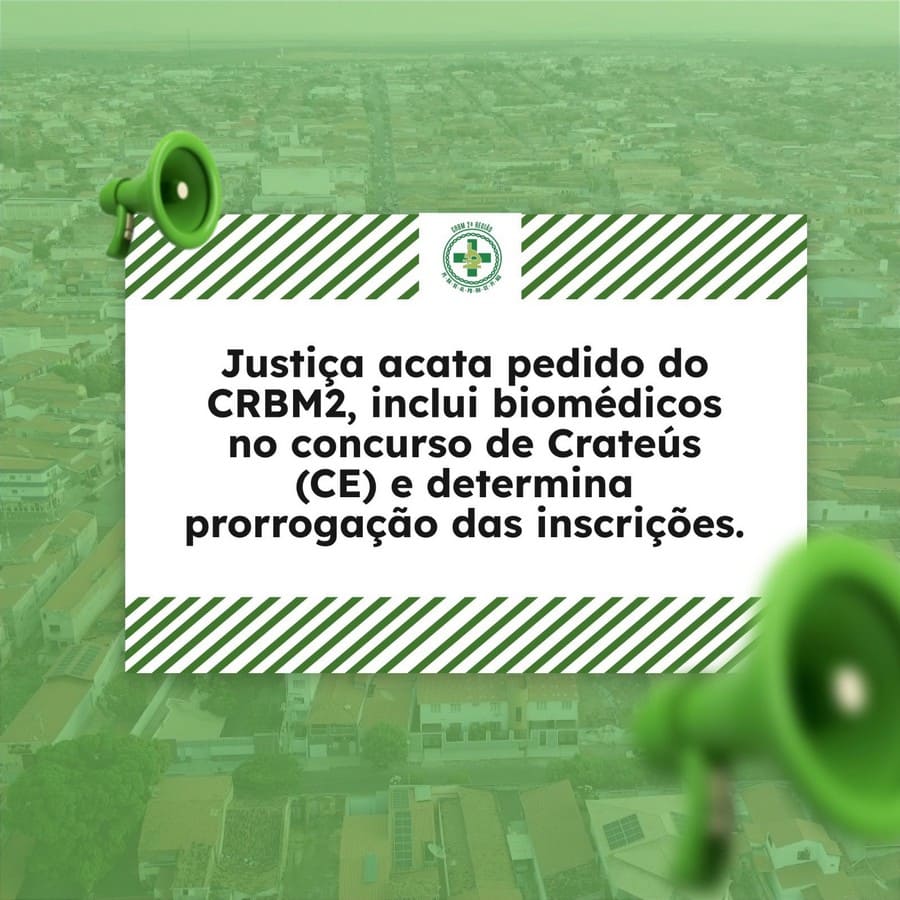 Decisão Judicial Permite que Biomédicos participem de Concurso da Prefeitura de Crateús