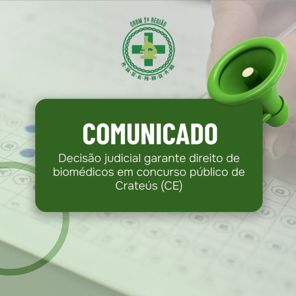 Decisão judicial garante direito de biomédicos em concurso público de Crateús (CE)