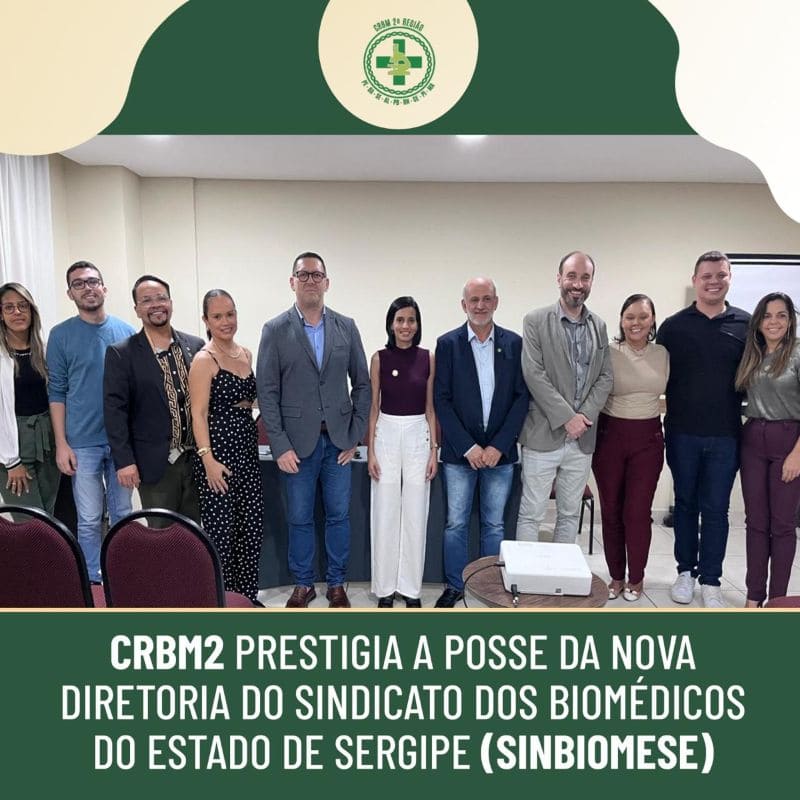 CRBM2 prestigia posse da diretoria do SINBIOMESE