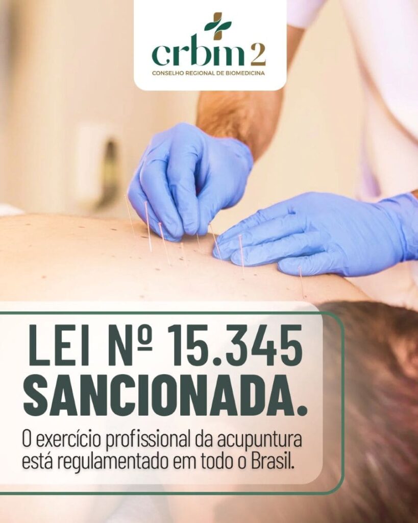 CRBM2 celebra regulamentação do exercício profissional da Acupuntura no Brasil