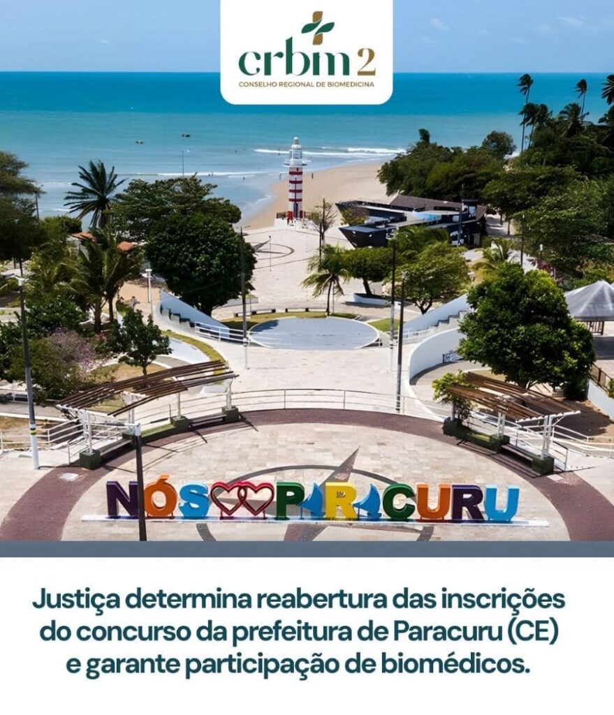 Justiça Federal garante inclusão de biomédicos em concurso da Prefeitura de Paracuru
