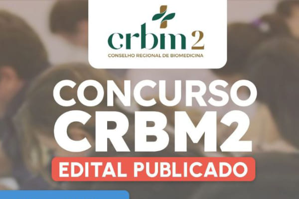 Concurso do CRBM2 está com inscrições abertas